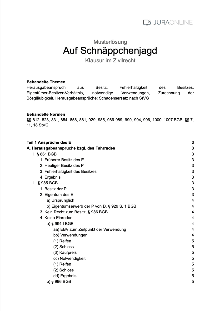 PDF Miniatur für Musterlösung