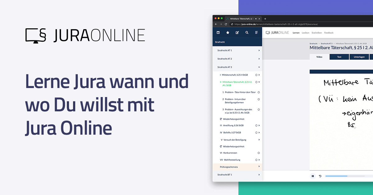 Online Lernen | Jura Online