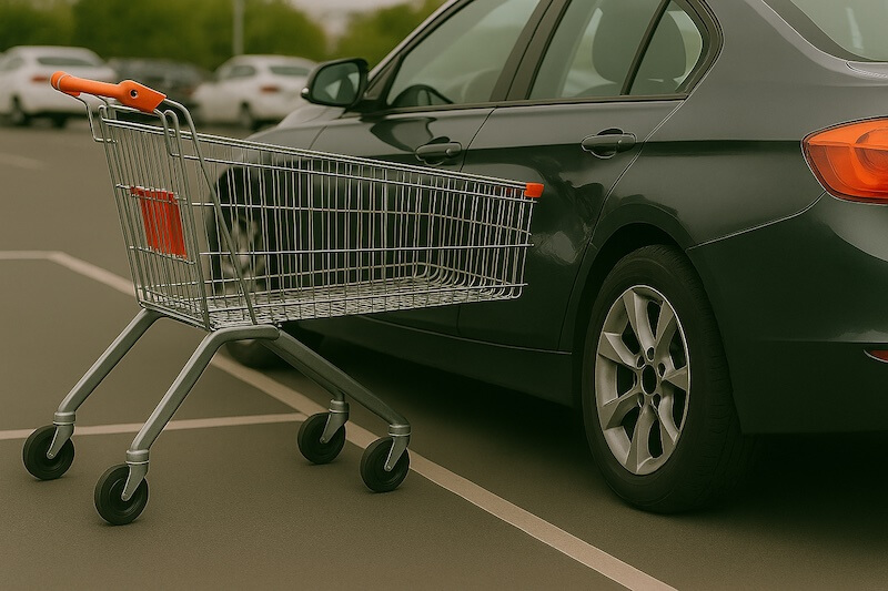 OLG Naumburg zur Kollision eines Einkaufswagens mit einem parkenden Pkw